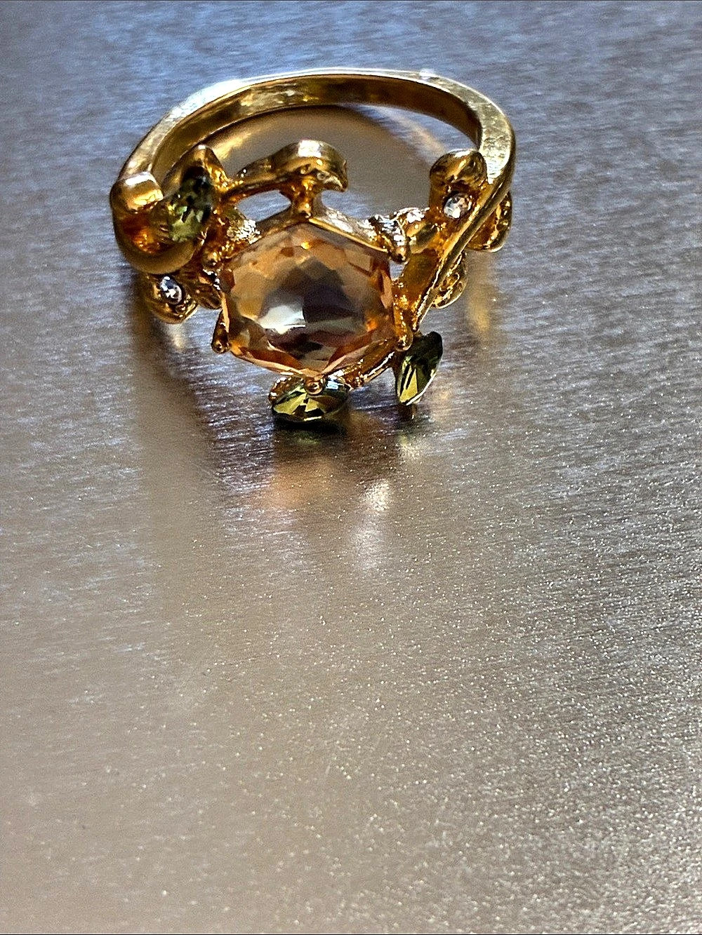 Gold-Tone Statement Ring